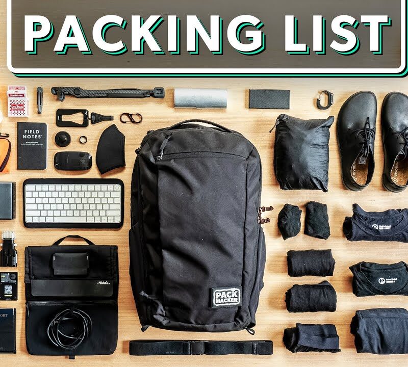 The Ultimate Digital Nomad Packing List 2025 | 90 Items For Minimalist Carry On Travel