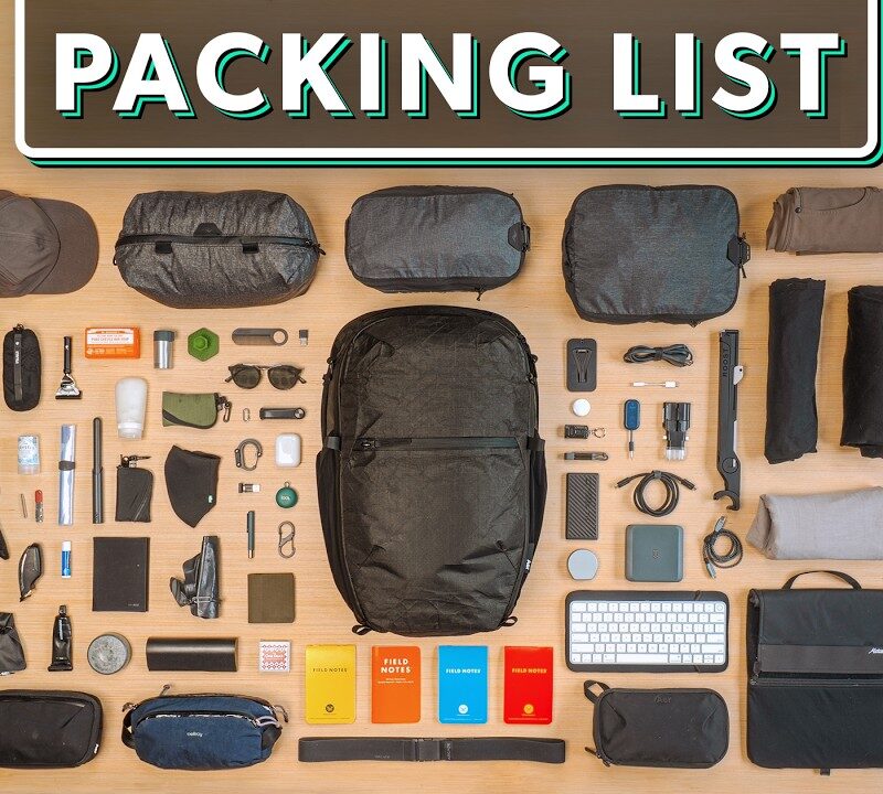 The Ultimate Digital Nomad Packing List V5 | 90 Minimalist Carry On Travel Essentials