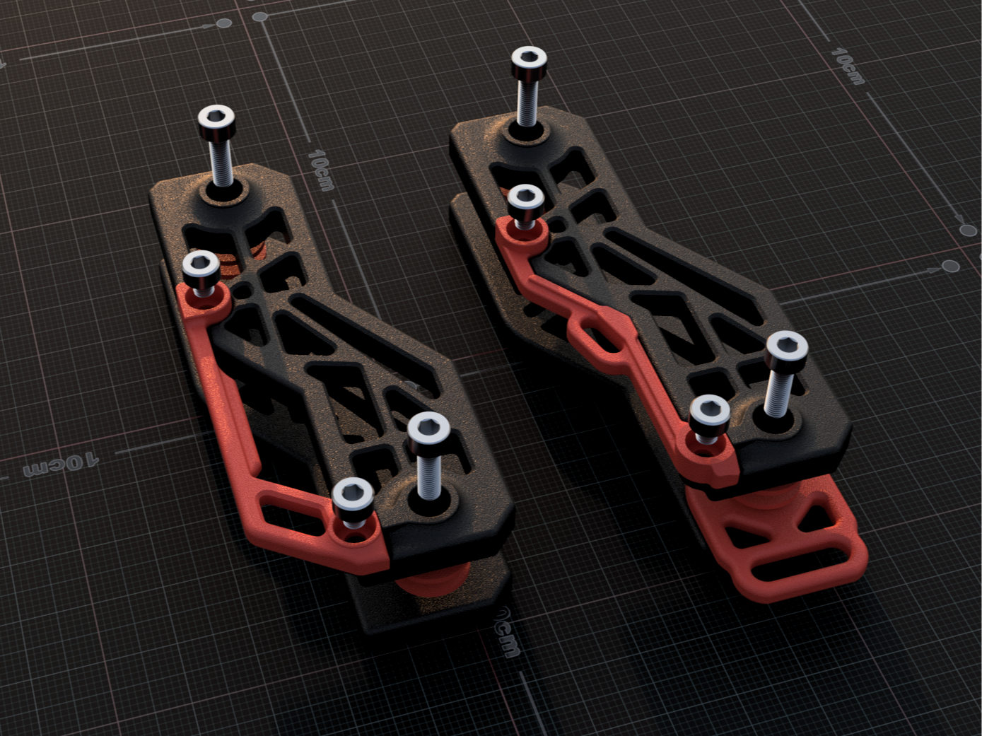 3D Printed EDC Gear - Minimalist Geometric Key Holder