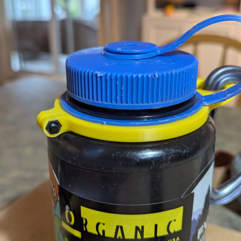 3D Printed EDC Gear - Nalgene Clip Collar