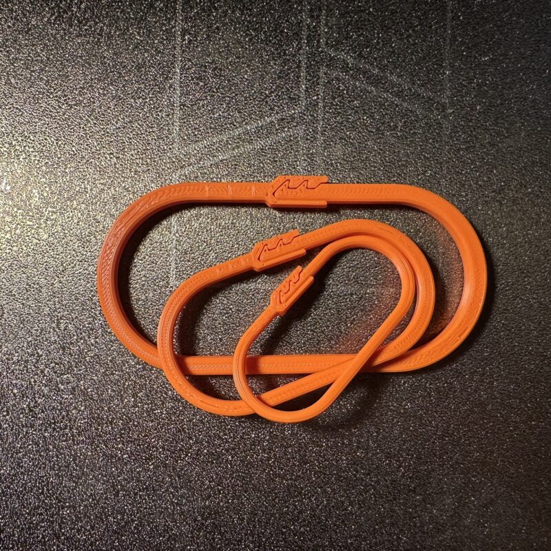 3D Printed EDC Gear - Printable Snap-Lock Keyring