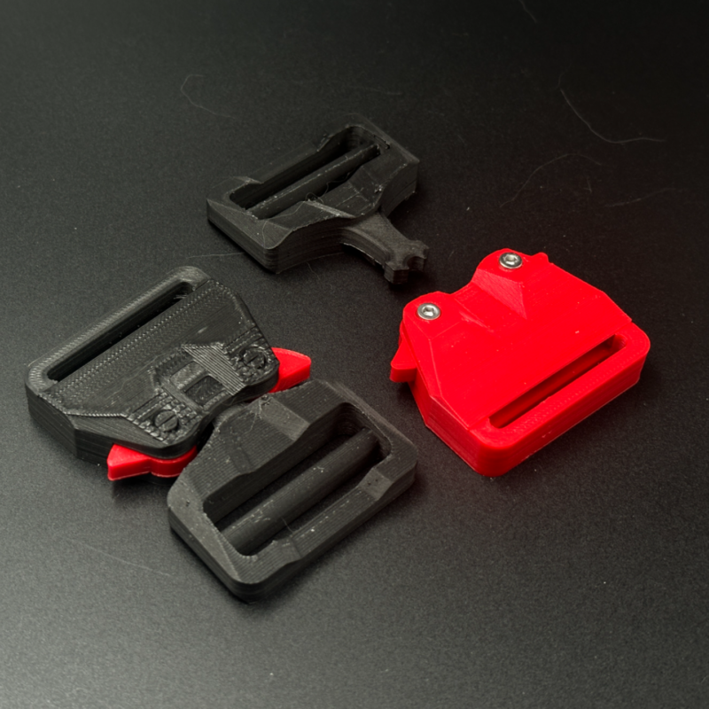 3D Printed EDC Gear - Tactical style, Cobra belt Buckle clip
