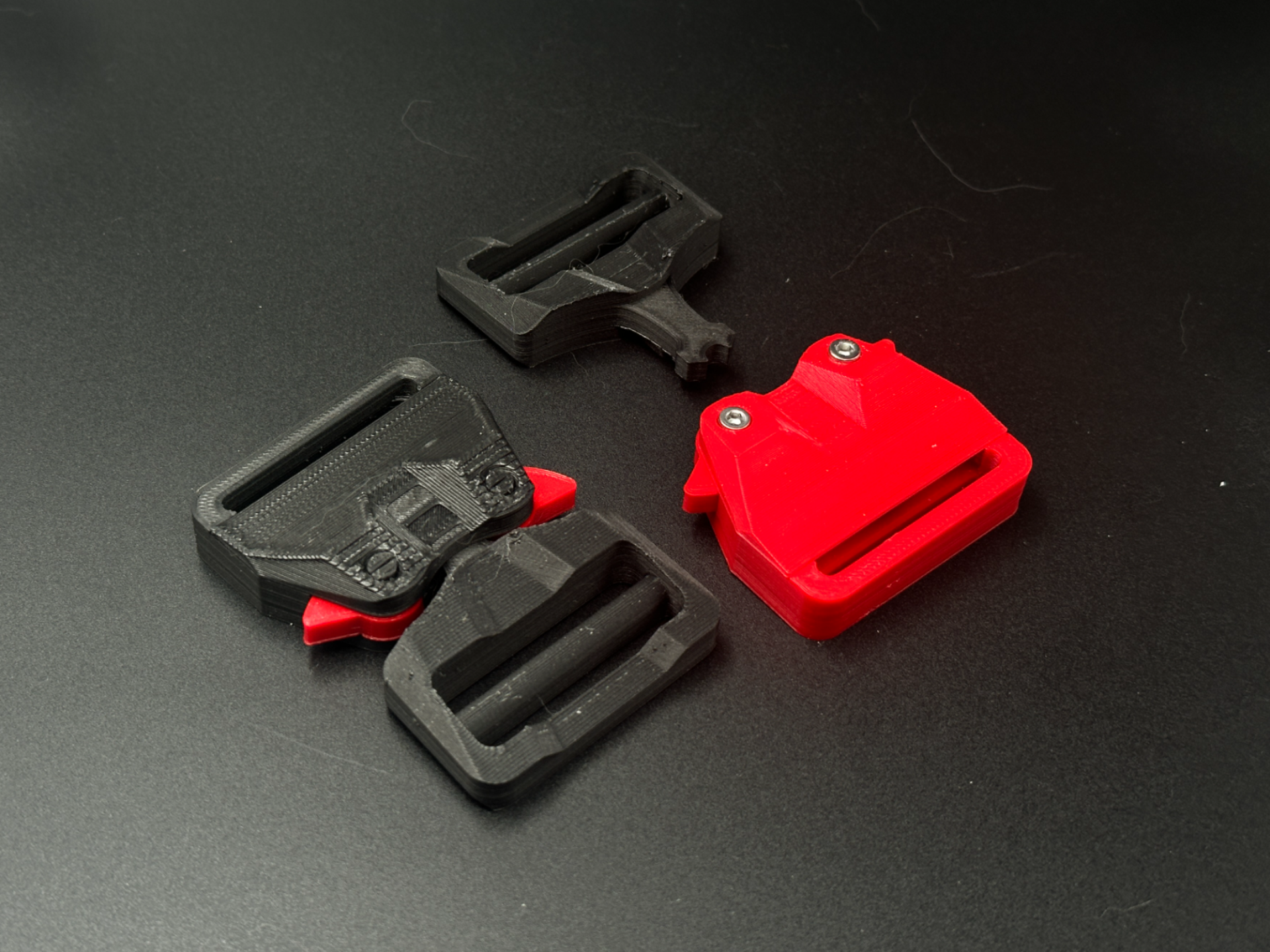 3D Printed EDC Gear - Tactical style, Cobra belt Buckle clip