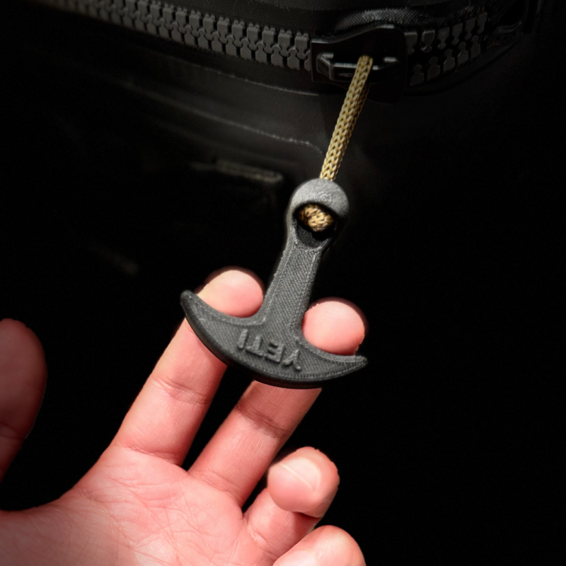 3D Printed EDC Gear - YETI Ergo Zipper Pull Tab