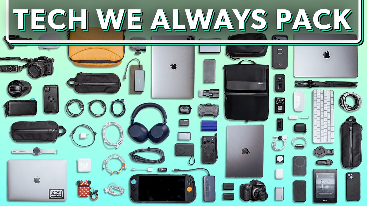 Tech We ALWAYS Pack (And Why)