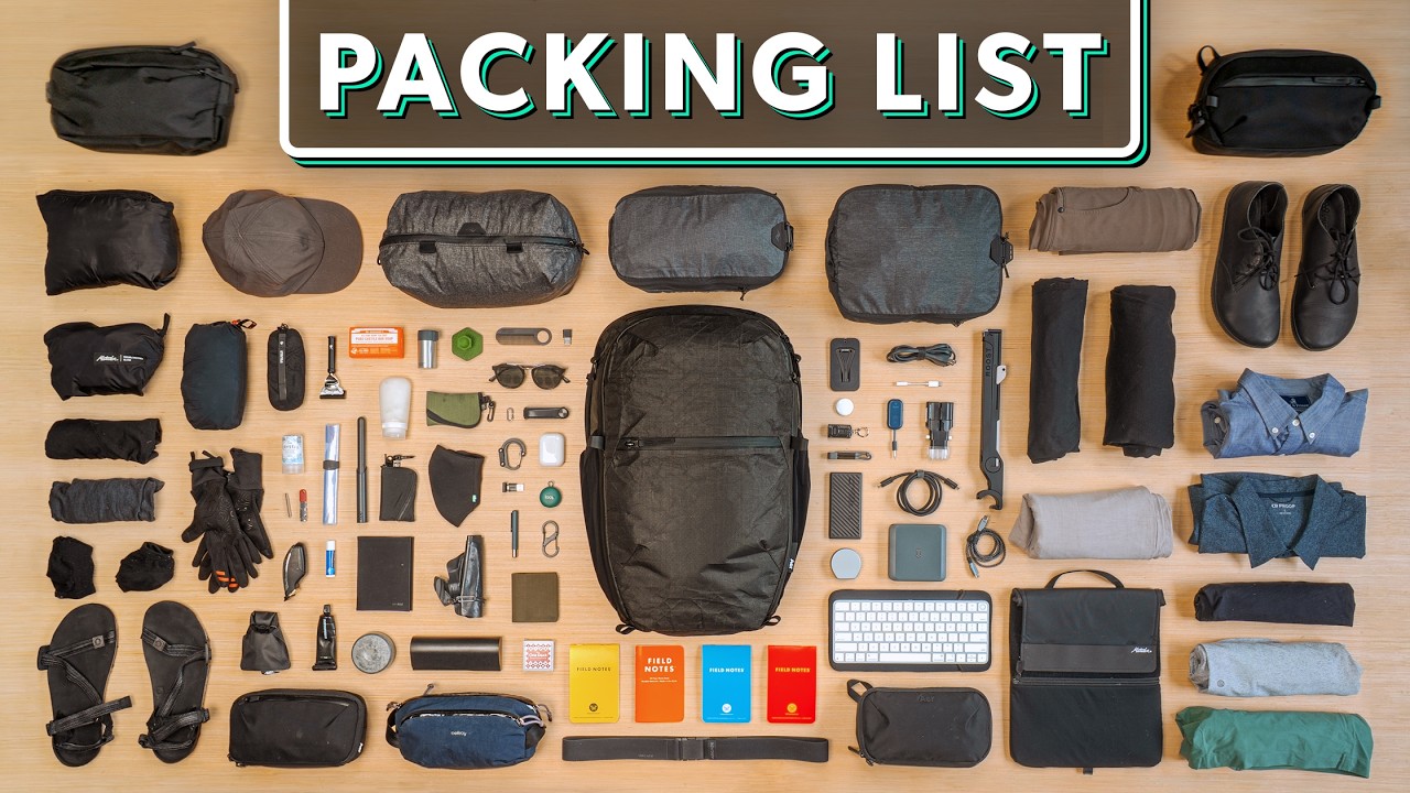 The Ultimate Digital Nomad Packing List V5 | 90 Minimalist Carry On Travel Essentials