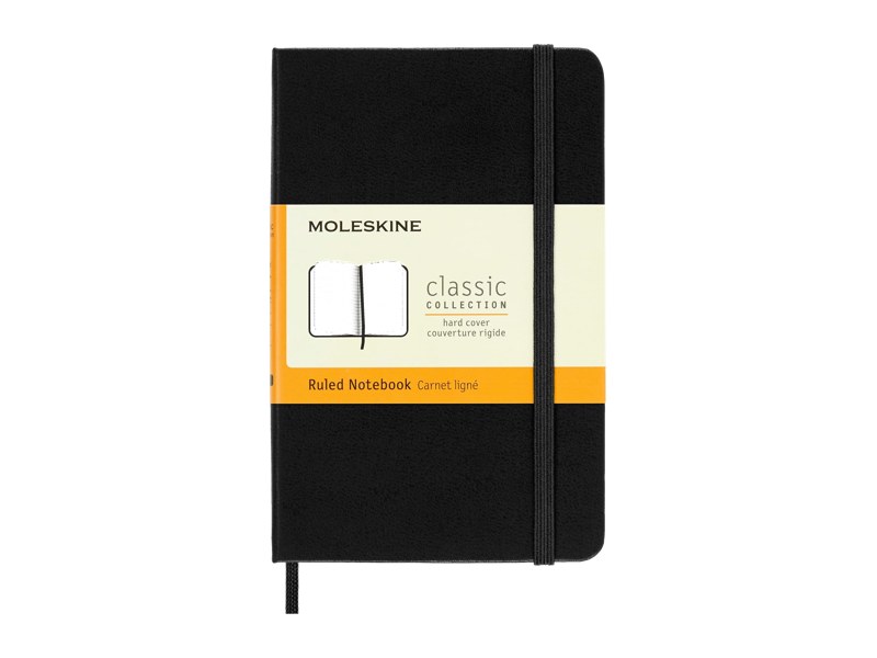 Moleskine Classic pocket, hardcover, black